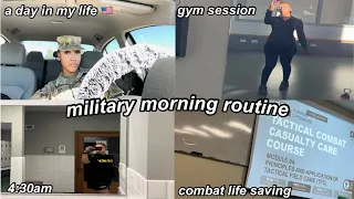 4AM Military Morning Routine | A DAY IN MY LIFE AS AN ACTIVE DUTY SOLDIER 🇺🇸