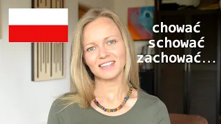 Polish lesson with Dorota: Czasowniki na bazie "chować" (A2-B1 level)