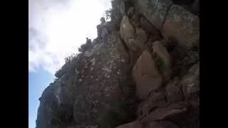 Climbing India Venster at Table Mountain with Mike