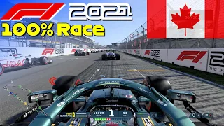 F1 2021 - 100% Race Canada in Stroll's Aston Martin