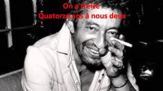 Serge Gainsbourg - Elisa karaoké