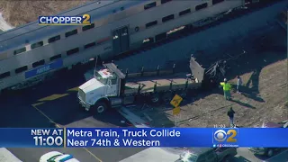 Metra Train Hits Truck In Wrightwood