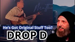 1st Time Hearing Matteo Mancuso Original "DROP D" - Pro Guitarist Reacts