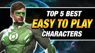 Injustice 2: Top 5 EASIEST Characters To Play!