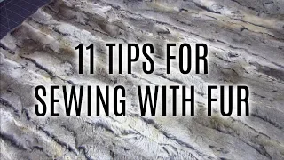 11 Tips for Sewing With Faux Fur