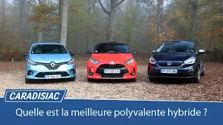 Renault Clio E-Tech vs Toyota Yaris vs Honda Jazz : quelle est la meilleure polyvalente hybride ?