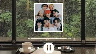 ☁️ATEEZ soft playlist with rain sounds☁️ (chill, study, relax)