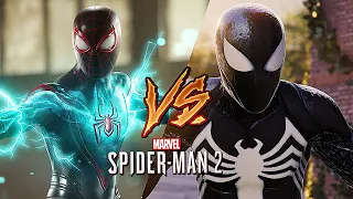 Peter vs Miles in Spider-Man 2 PS5! WHO WINS ?!