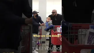 Russian Gangster Takes Things From People’s Carts Pt 2