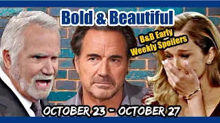 Bold and The Beautiful Early Week Spoilers October 23 to October 27, 2023 #boldandbeautiful