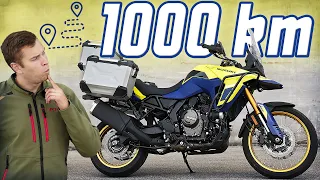 SUZUKI V-STROM 800 DE 1000KM FAZIT!