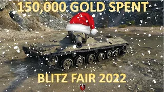 Spending 150,000 Gold Blitz Fair 2022 || Wot Blitz