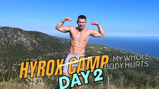 Hyrox Training camp kicking my butt