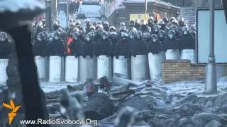 Протестувальники готуються до наступного штурму на Грушевського 23 січня 2014