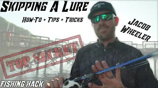 Catch more fish with this FISHING HACK - Skipping Lures UNDER targets