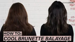 HOW TO: Cool Brunette Balayage | Kenra Color