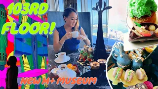 AFTERNOON TEA with a VIEW on the 103rd FLOOR | Café 103 Ritz Carlton | M+ Museum Hong Kong | Review
