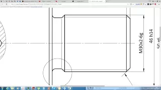 Solidworks. Урок 20.3 Простановка РЕЗЬБЫ по ГОСТ ЕСКД - создание чертежа