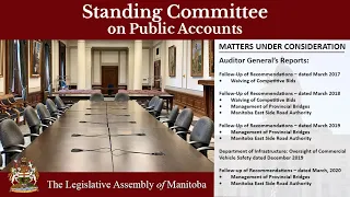 Standing Committee on PUBLIC ACCOUNTS – June 10, 2020