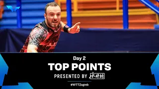Top Points of Day 2 | #WTTZagreb 2024