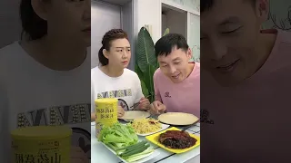 Funny Husband and Wife Yummy Food Eating Challenge 🍲🍲😋😋🤣🤣 Ep 53