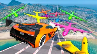 MEGA RAMPA TODOS CONTRA MI!! SOCORRO! - GTA 5 ONLINE