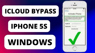 iPhone 5S iCloud Bypass With Sim Working- Windows Tool| 2024 Bypass Tool