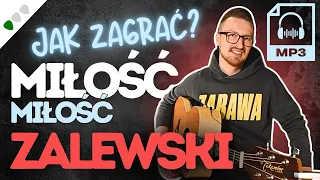 Jak zagrać na gitarze: "MIŁOŚĆ MIŁOŚĆ" KRZYSZTOF ZALEWSKI | Zagrywka #70 (podkład mp3 do pobrania)