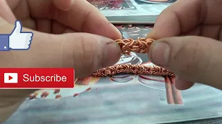 Как сделать стильный браслет из медной проволоки