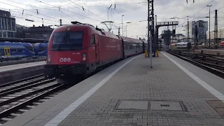 ÖBB-EC in München Hbf: EC80 München Hbf