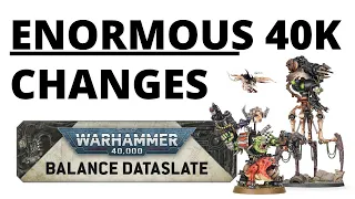 NEW BALANCE DATASLATE REVIEWED - Every Factions 40K Rules Changes Discussed!