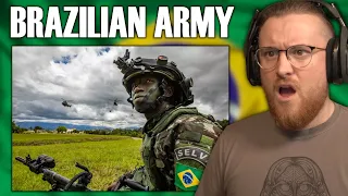 Royal Marine Reacts To The Brazilian ARMY!