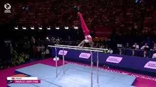 Joe FRASER (GBR) - 2022 European Champion, parallel bars