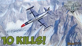 World of Warplanes | Lockheed F-94D Starfire | 10 KILLS - Replay Gameplay 1080p 60 fps