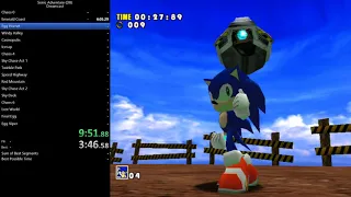 Sonic Adventure (Dreamcast) Sonic's Story Speedrun 1:14:23