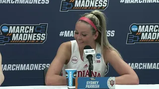 Moren, Holmes and Parrish discuss Round of 32 win over Oklahoma