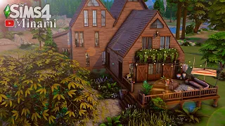 Country House With Sauna 🍃 | SIMS 4 Stop Motion Build | No CC