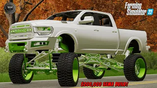 I MADE MY WIFE MAD SPENDING $200,000 ON THIS 5TH GEN SEMA BUILD! Farming Simulator 22