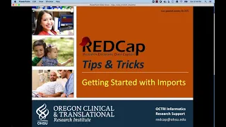 Importing in REDCap