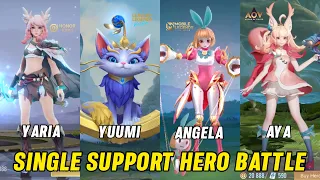 Angela MLBB VS Aya AOV VS Yuumi LOL Wild Rift VS Yao HOK KOG Hero Skill Effect Comparison 2023