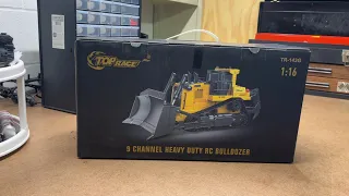 Top Race TR-143G RC Bulldozer - USA Unboxing