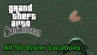 GTA San Andreas - All 50 Oyster Locations