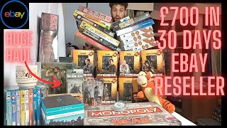 MY FIRST 30 DAYS AS A ONLINE  RESELLER-£700 IN 30DAYS PLUS HUGE HAUL UK eBAY RESELLER