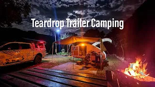 Camping with our Teardrop Trailer.