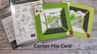 #Anleitung Corner Flip Card / Fun Fold Card