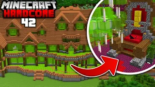 I Built a MANSION out of MELONS in Minecraft Hardcore... Part Two (#42)