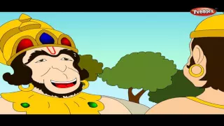 Meets Rama | Hanuman Stories in English | Cartoon / Animated Devotional Stories for kids
