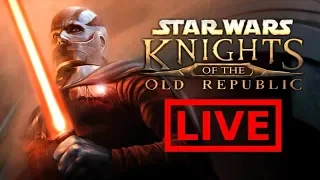 Star Wars: Knights of the Old Republic Live Stream Playthrough - PART 2: Taris Sewers/Swoop Race!