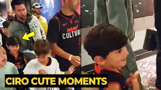 Ciro Messi cute moments after watching NBA with his dad | Football News Today