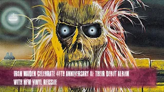 Iron Maiden debut album 40th anniversary new vinyl reissue